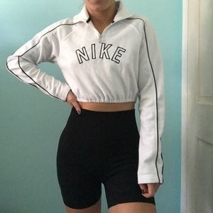Vintage Nike Fleece Crop Top